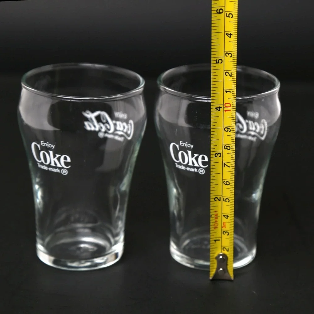 COCA-COLA Coke‎ Glasses Small Glass White Lettering